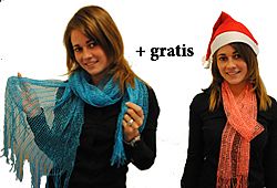 Waat? - Sjaaltje met GRATIS kerstmuts