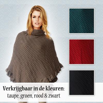 Waat? - Stijlvolle najaarsponcho&#039;s (4 warme kleuren)