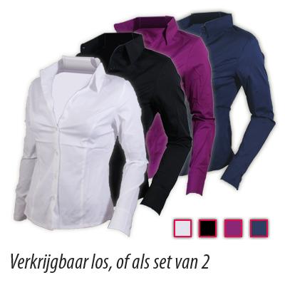 Waat? - Stylish damesblouse (verkrijgbaar los of set van 2)