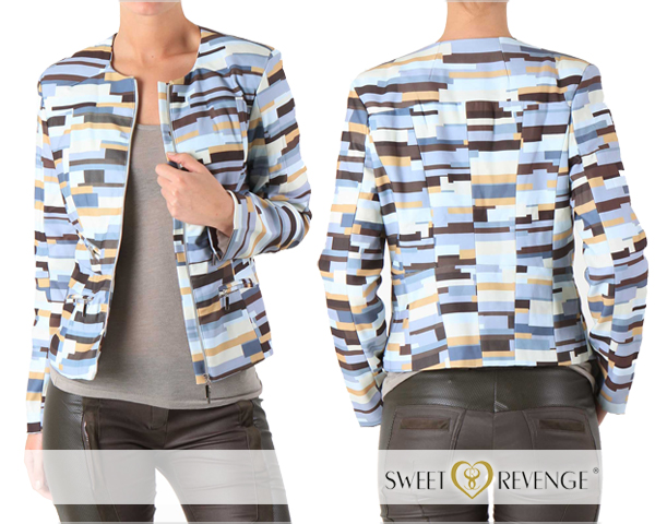 Waat? - Sweet revenge blazer met mooie print