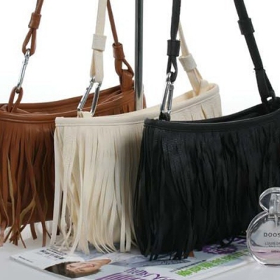 Waat? - Trendy fringe handtas