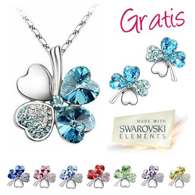 Waat? - Valentijnscadeau: GRATIS ketting én oorbellen Swarovski Elements