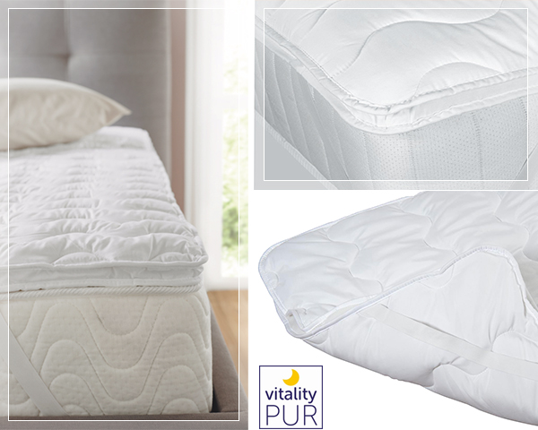 Waat? - Vitality-​pur topdekmatras met 3d ventilerende eigenschappen