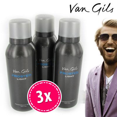 Waat? - Voor de mannen: Van Gils Frosted parfumdeo (set van 3)