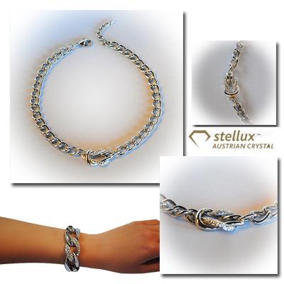 Waat? - Witgoud vergulde sieraden met Stellux strass-steentjes