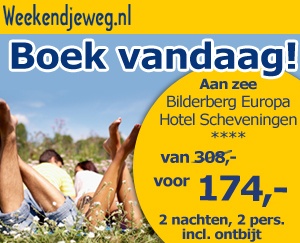 Weekendjeweg - Bilderberg Europa Hotel 4* vanaf 174,-.