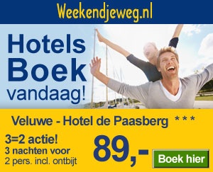 Weekendjeweg - Carlton President 4* vanaf 159,-.