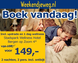 Weekendjeweg - Hotel Marktzicht 3* vanaf 79,-.