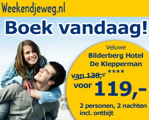 Weekendjeweg - Le Bonheur 3* vanaf 119,-.