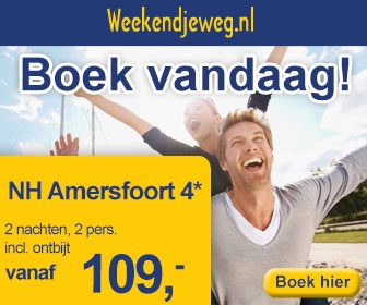 Weekendjeweg - NH Amersfoort 4* vanaf 120,-.