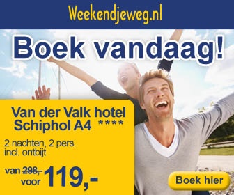 Weekendjeweg - Tulip Inn Brinkhotel Zuidlaren 4* vanaf 149,-.