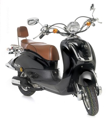 Week op Week - Retro Scooter U-model zwart